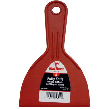 RED DEVIL Red Devil 4in. Plastic Putty Knife  4714 4714